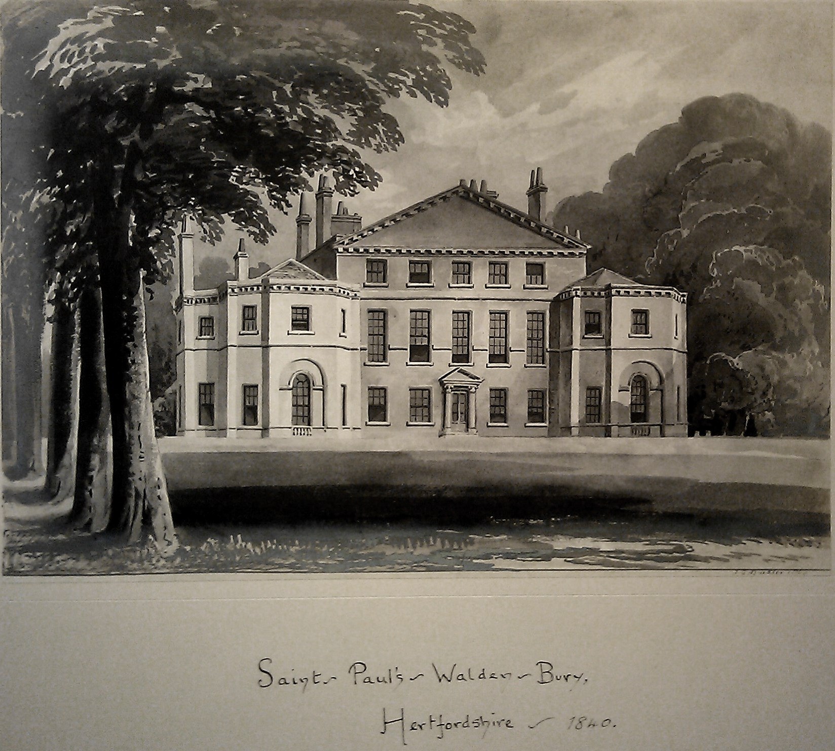 St Pauls Walden Bury 1840.jpg